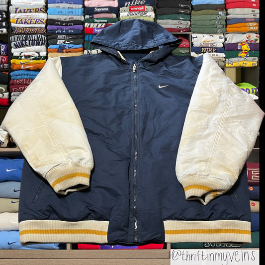 vintage 90s nike puffer jacket