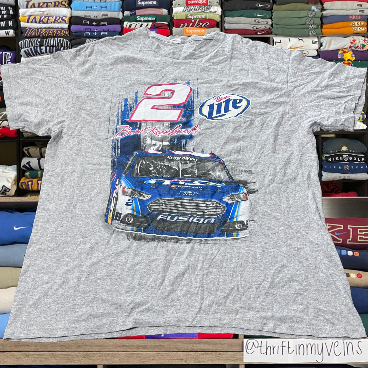 Vintage Y2K 2004 nascar graphic shirt