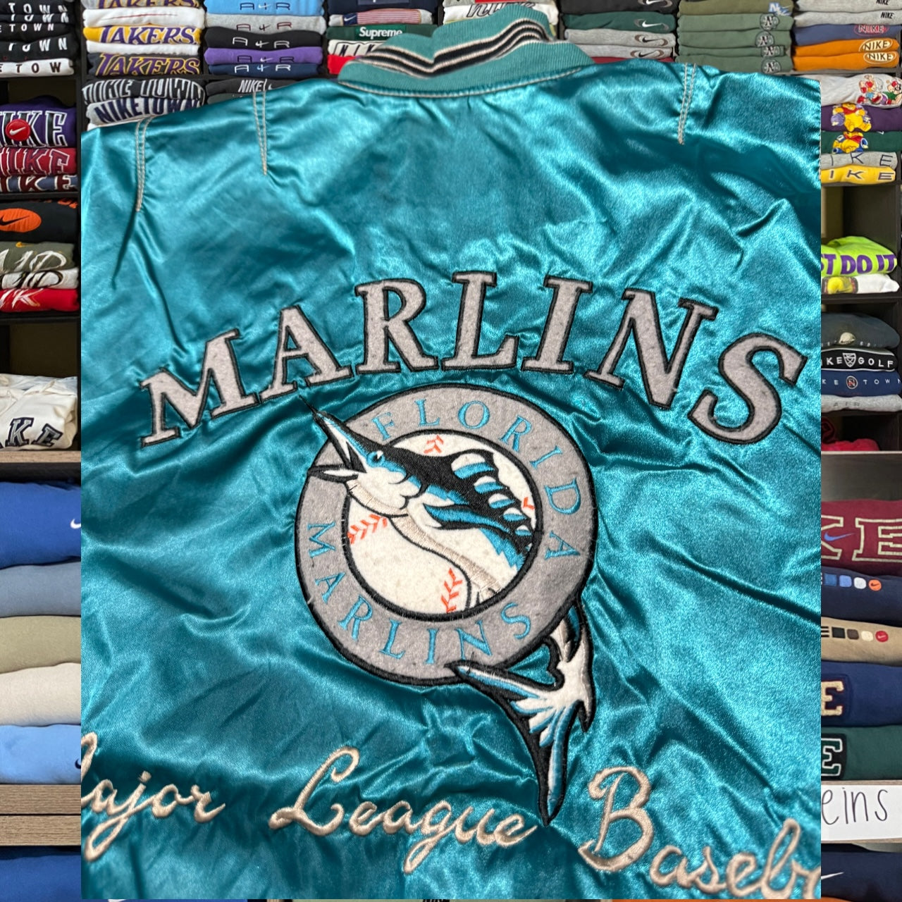 90s florida marlins jacket baseball (Large)