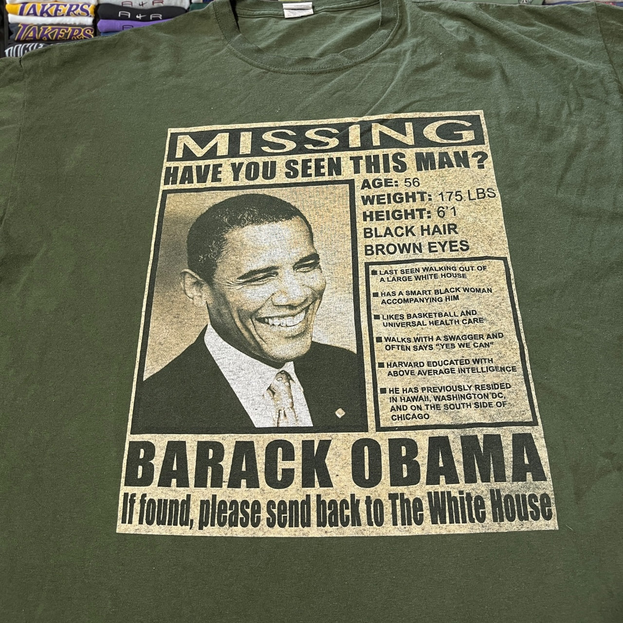 Y2K Barack Obama shirt