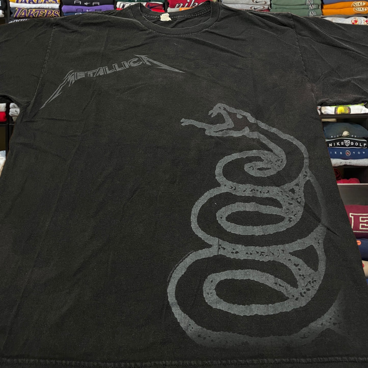 Y2K metalica band tee shirt