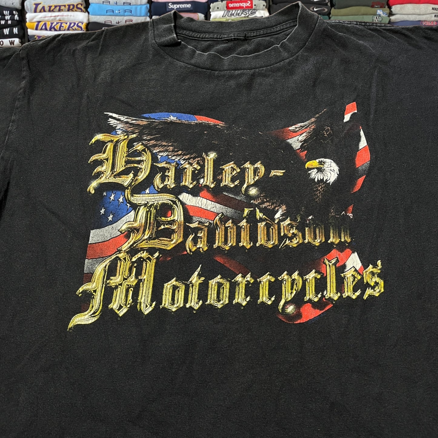 Y2K 2002 Harley Davidson biker motorcycle