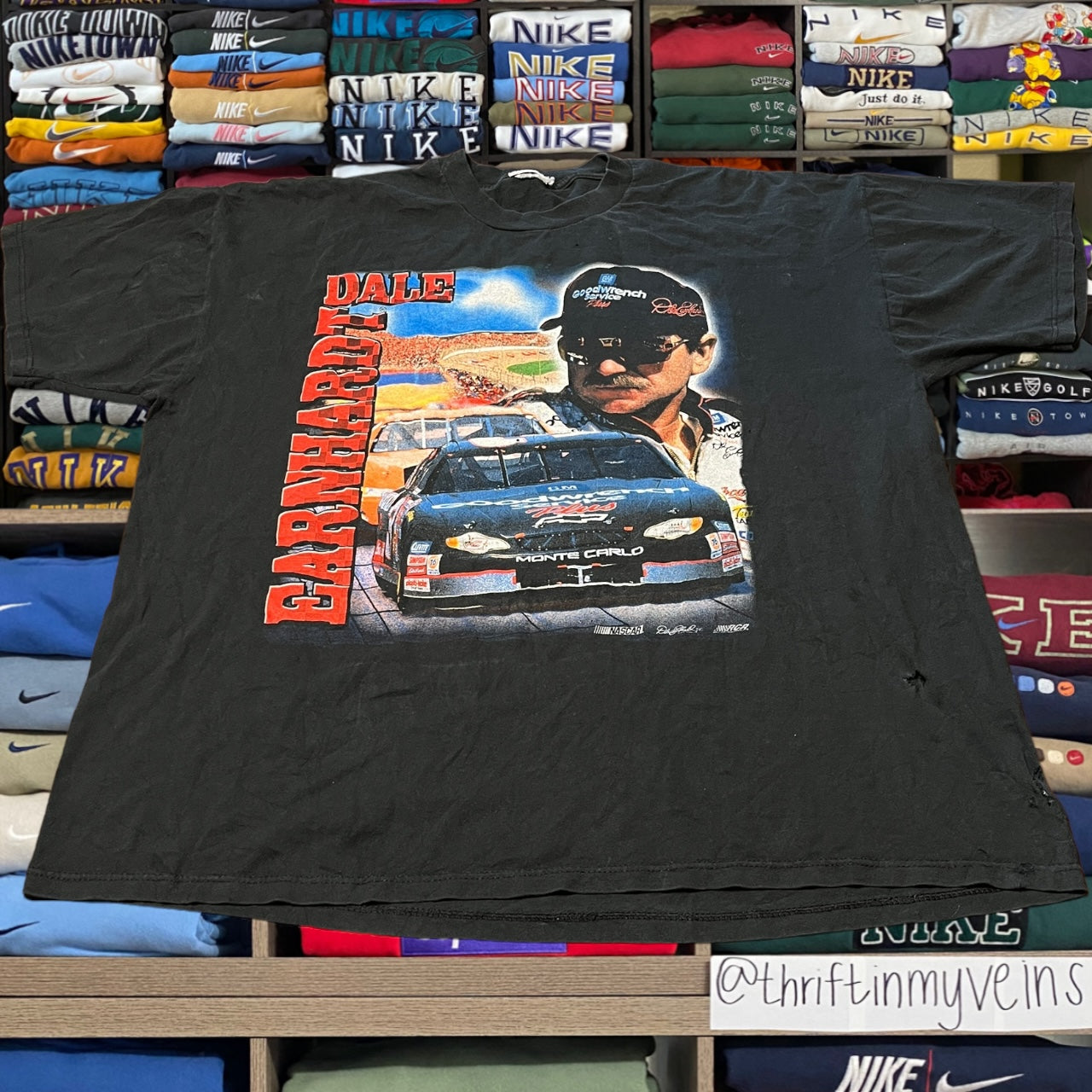 90s nascar graphic shirt