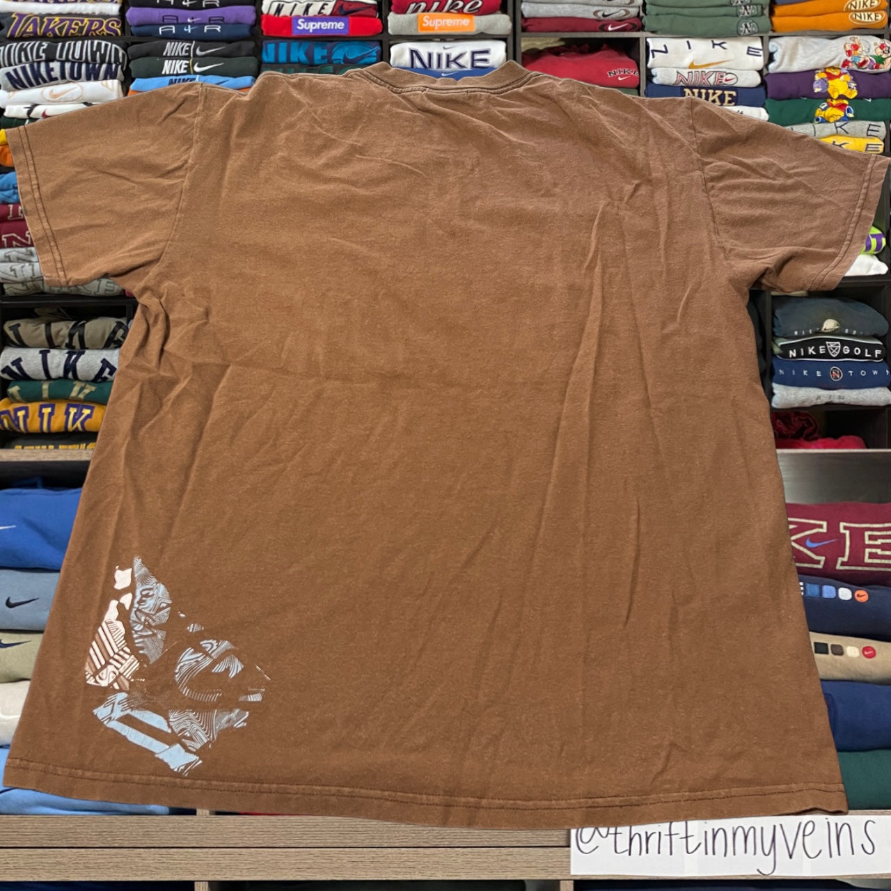 Y2K quiksilver brown skater shirt