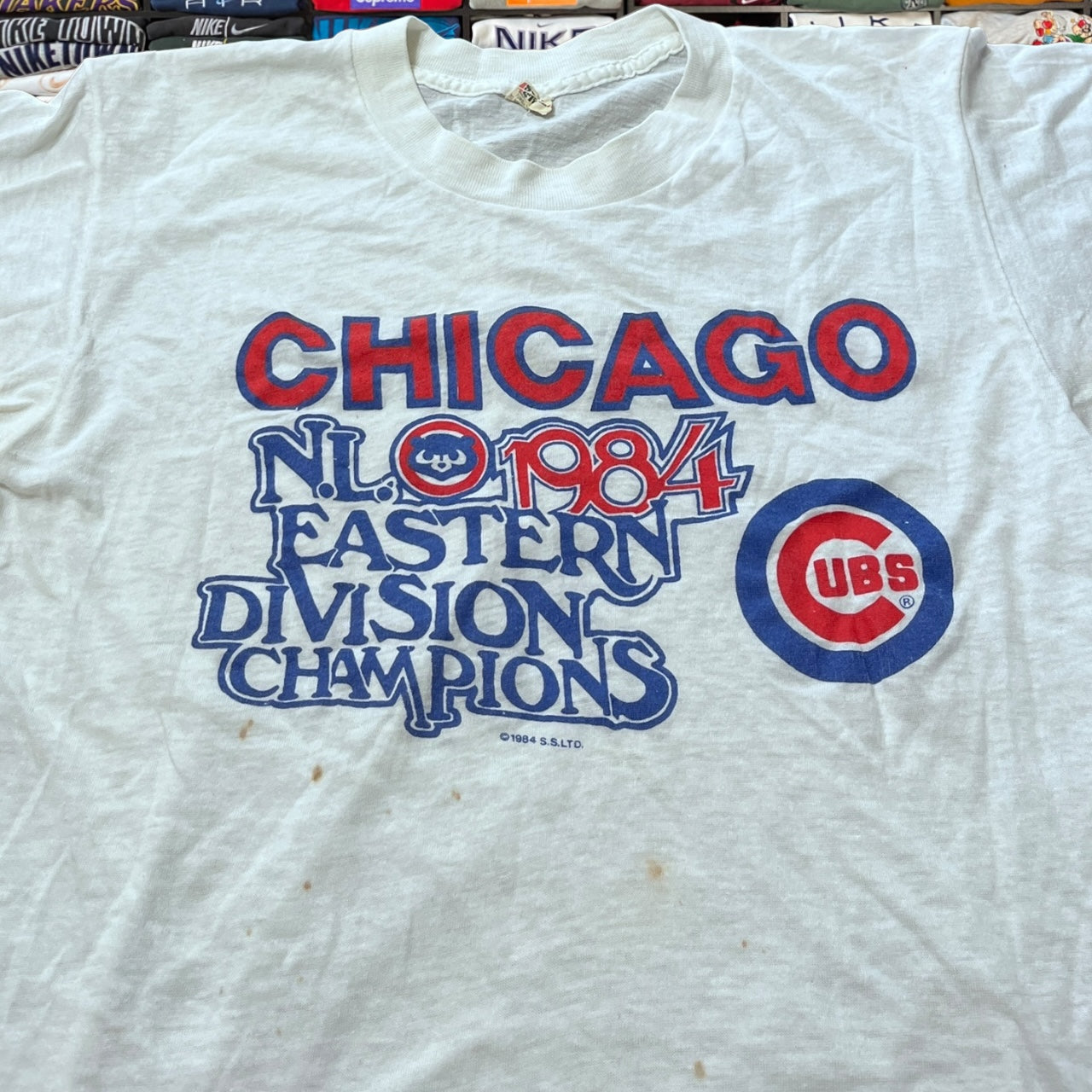 Vintage 1984 Chicago cubs mlb baseball shirt