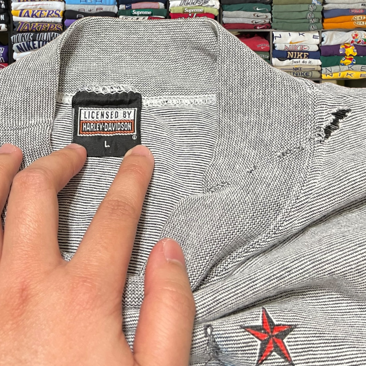 90s Harley Davidson biker motorcycle shirt