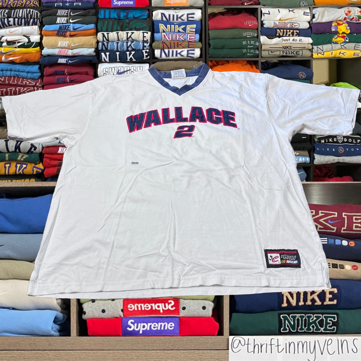 Y2K nascar Wallace shirt