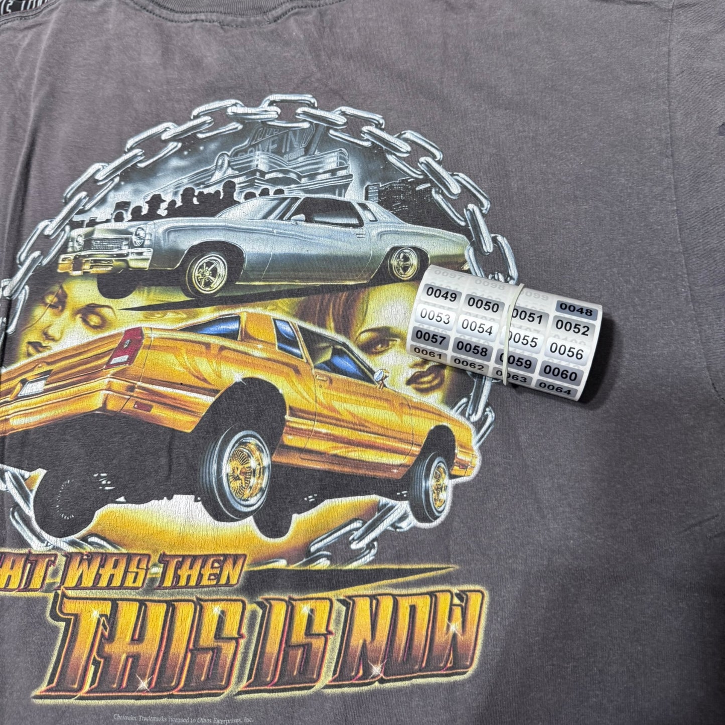 Y2K nascar odm car shirt