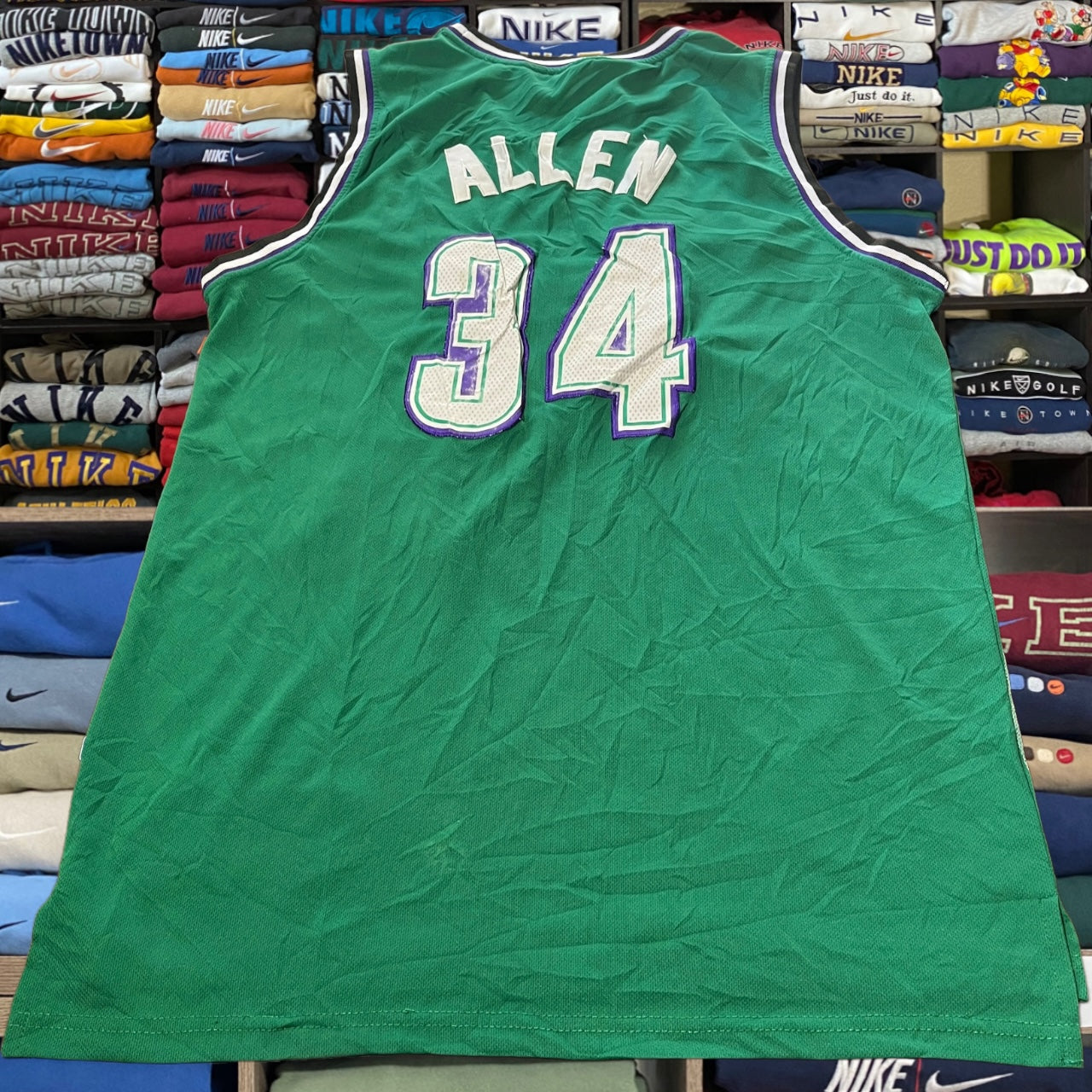 Y2K ray Allen Milwaukee bucks nba basketball jersey
