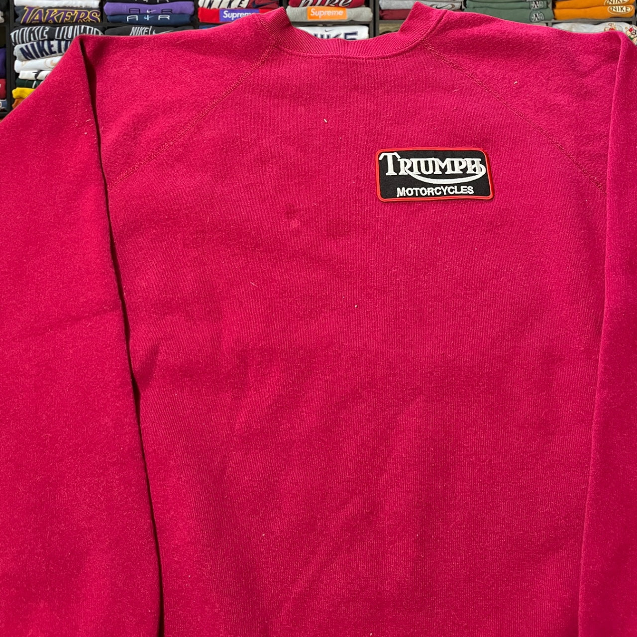 90s triumph motorcycle sweater