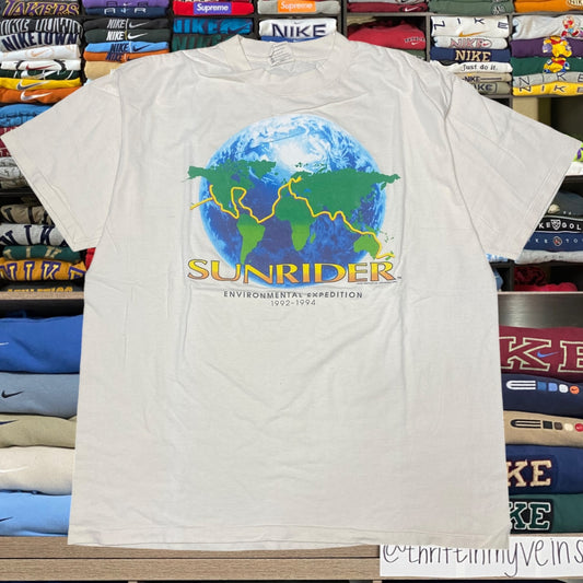 90s sun rider earth shirt (xlarge)