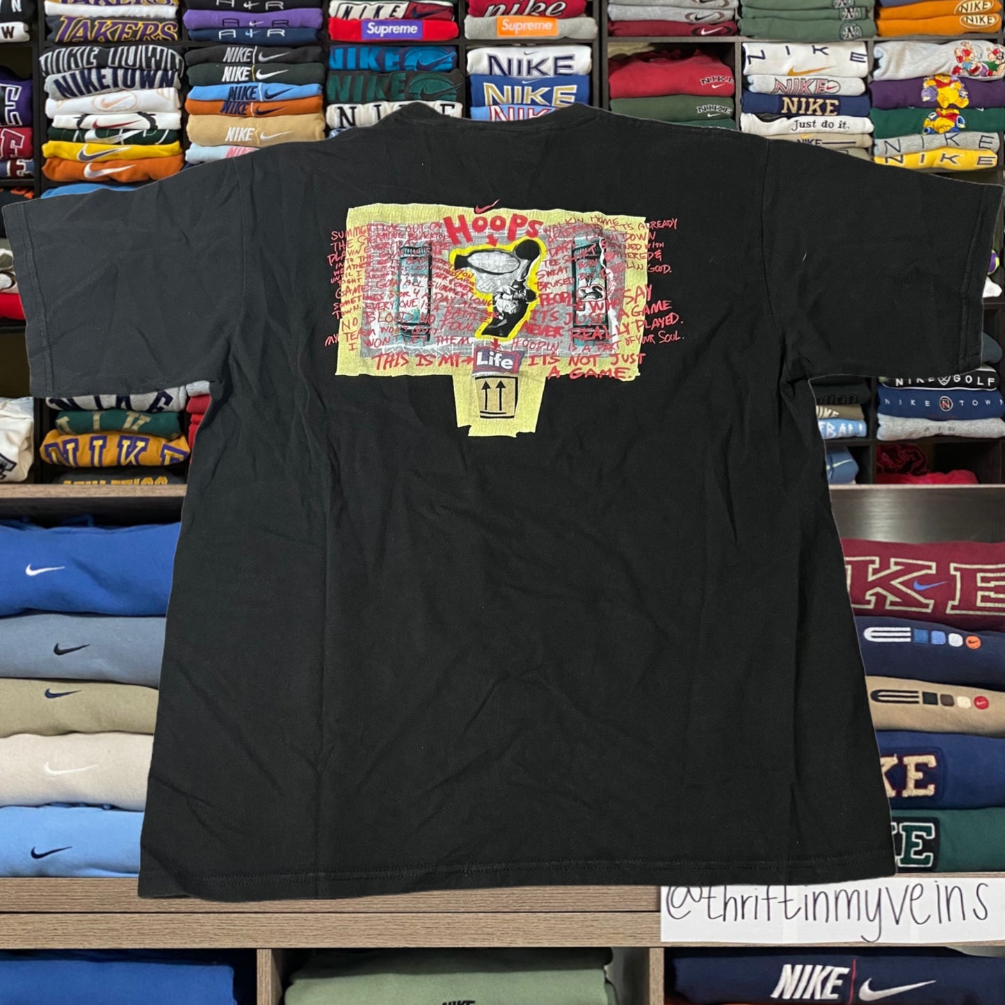 90s Nike x hoops Michael Jordan shirt