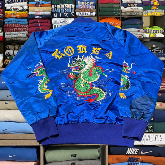 80s dragon satin jacket (medium)