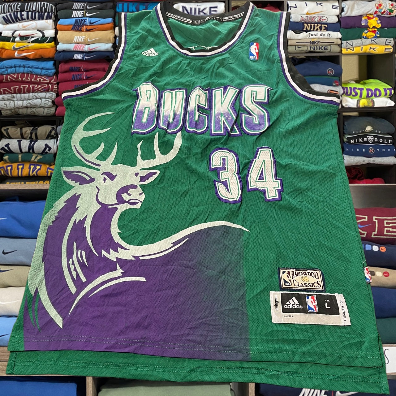 Y2K ray Allen Milwaukee bucks nba basketball jersey