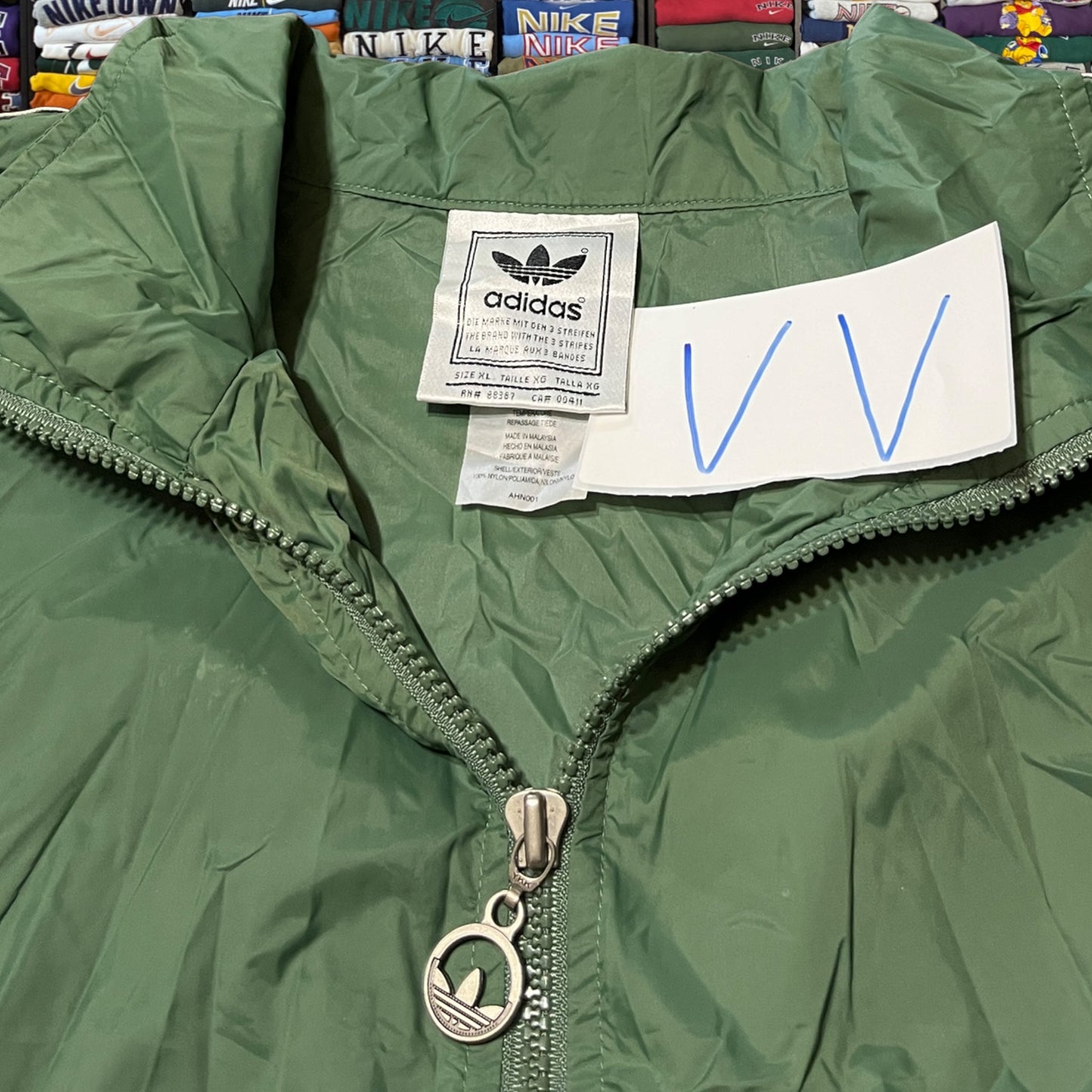 90s adidas full zip jacket