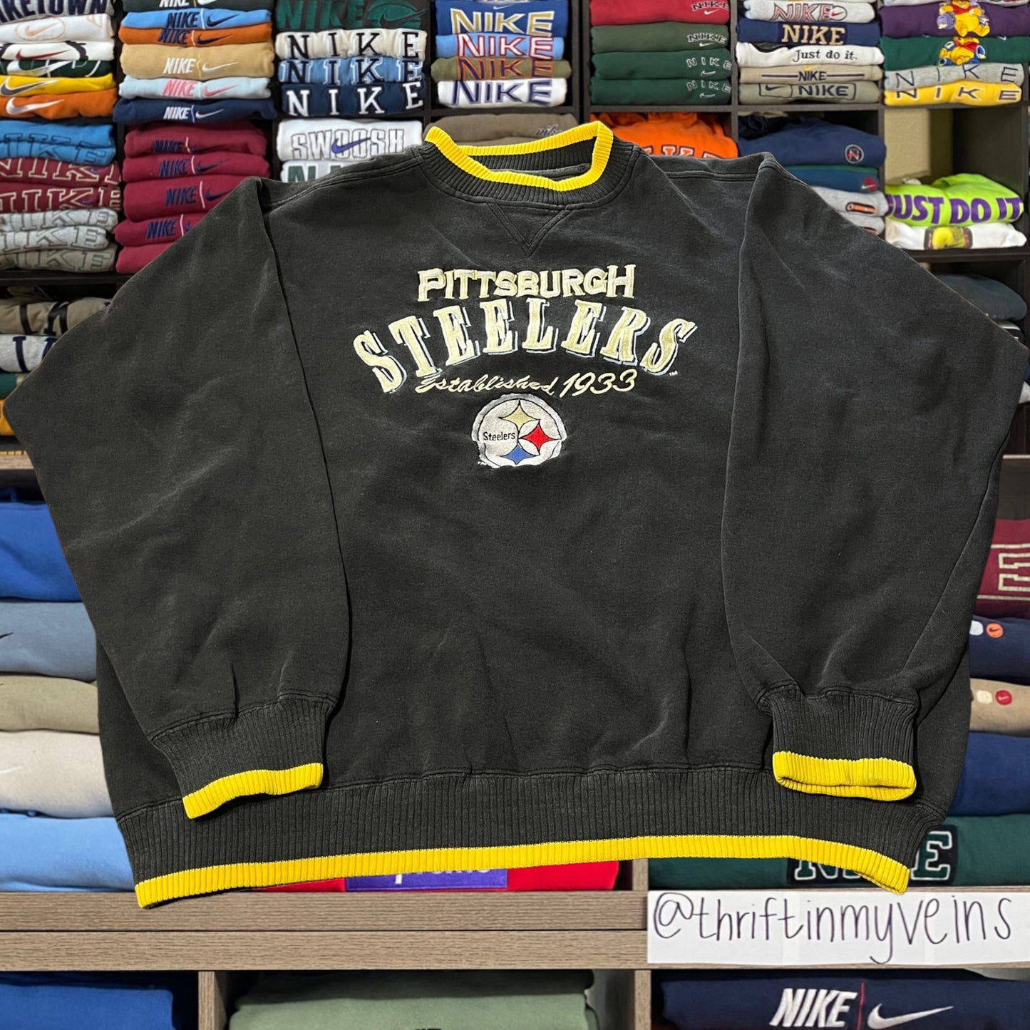 90s Pittsburgh Steelers nfl football sweater