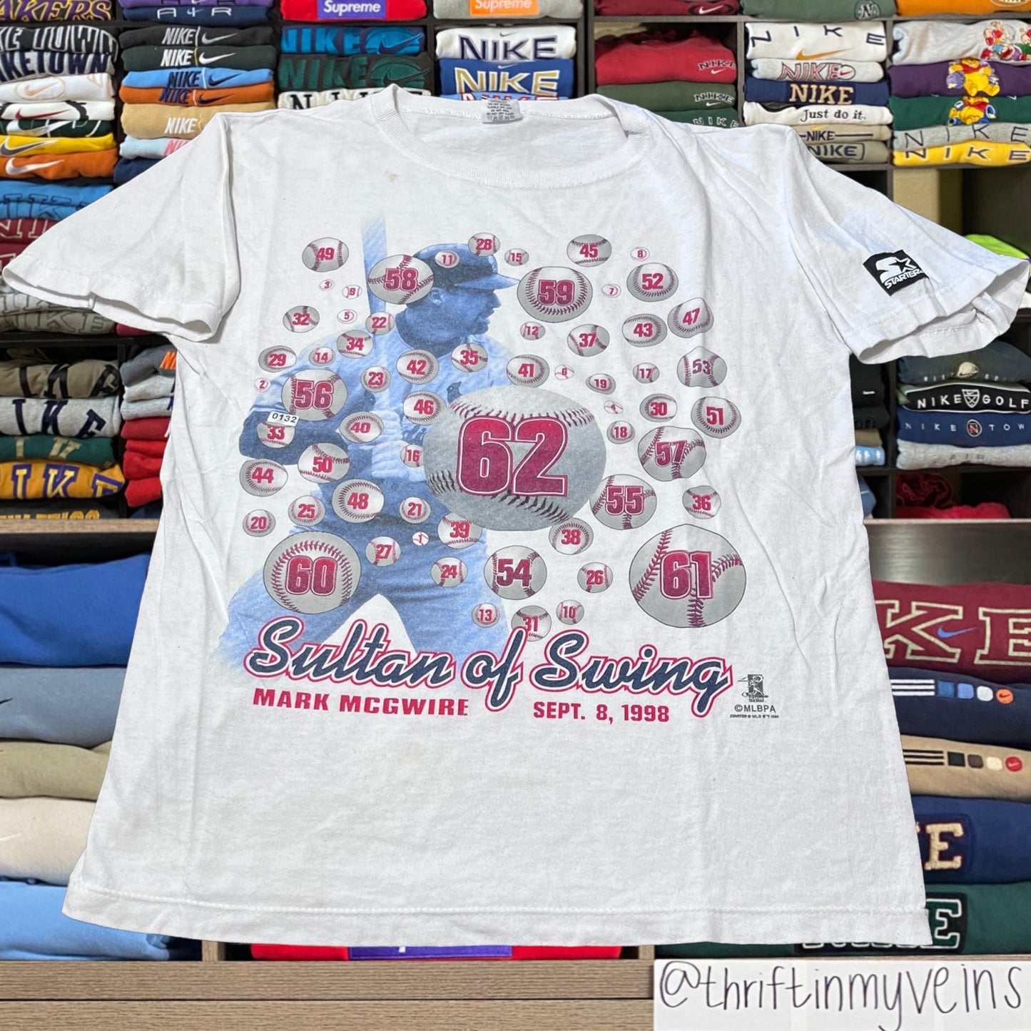 90s mlb baseball starter shirt