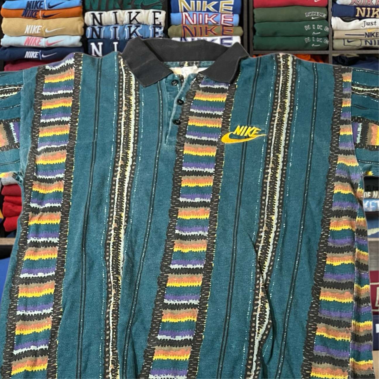 90s CPFM style Nike collar shirt