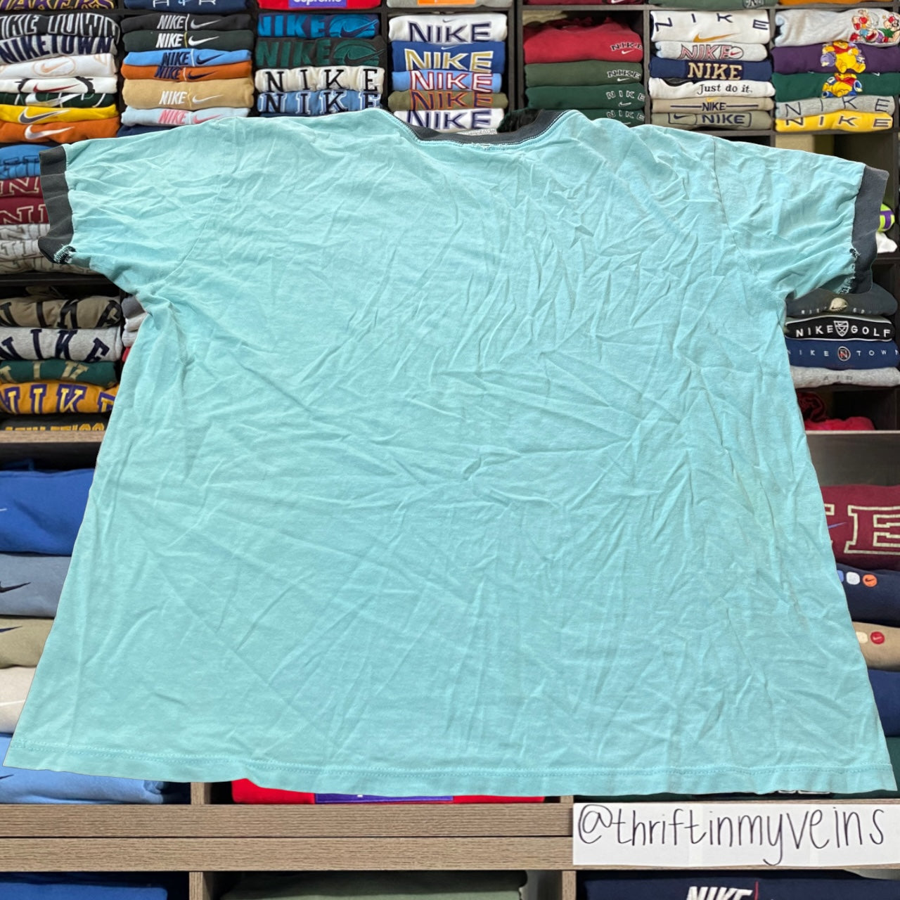 Y2K Nike Tiffany blue shirt