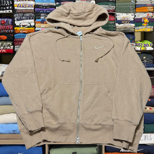 y2k brown nike hoodie (Medium)
