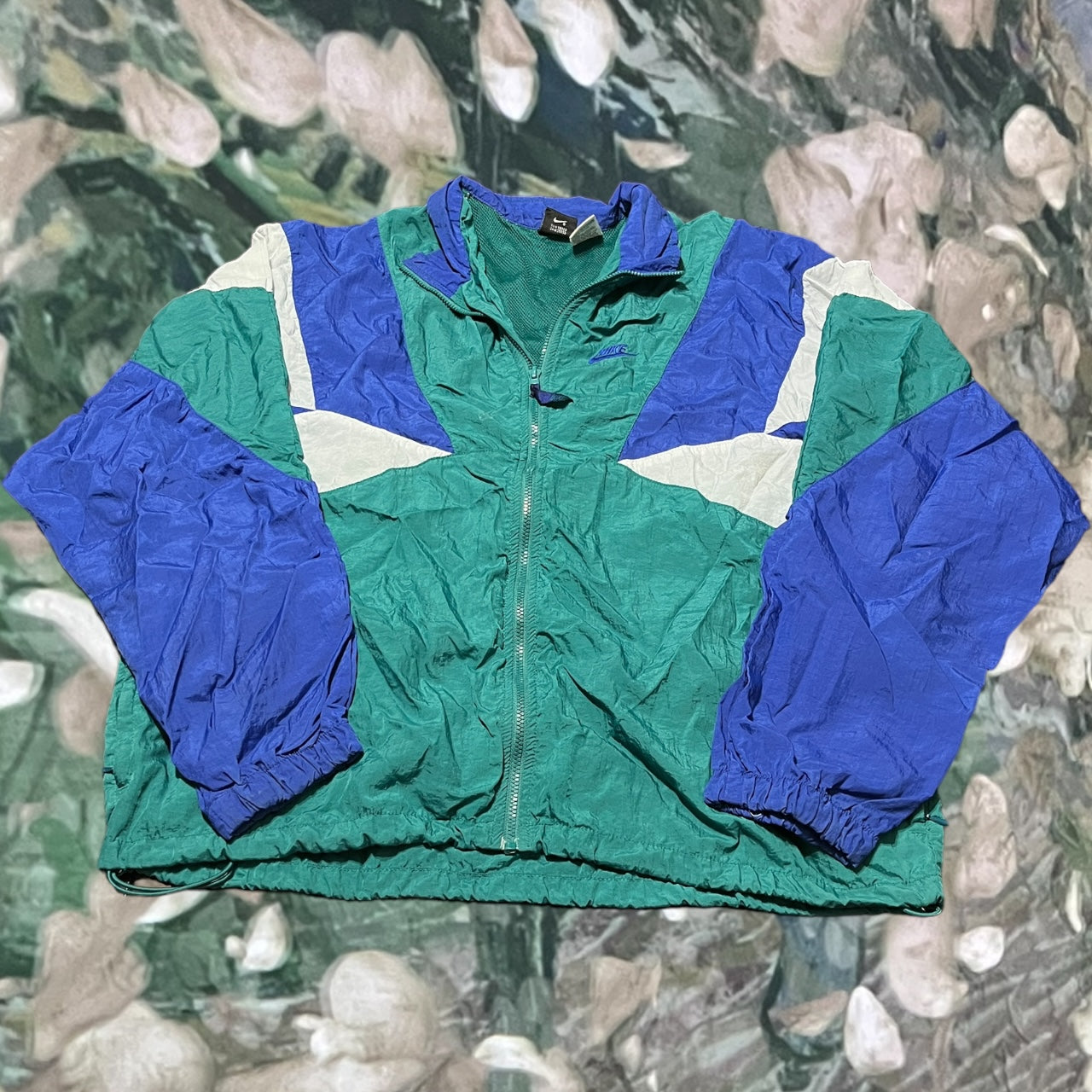 90s Nike windbreaker Aztec colorblock