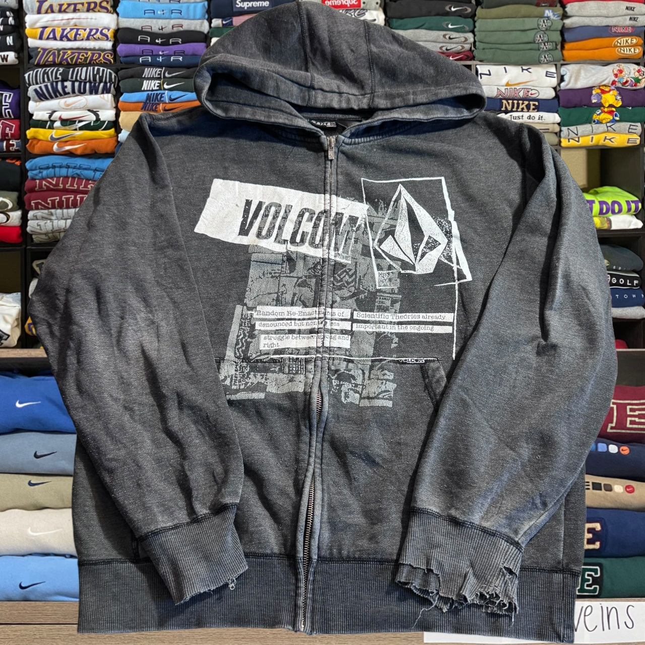 Y2K volcom skater hoodie