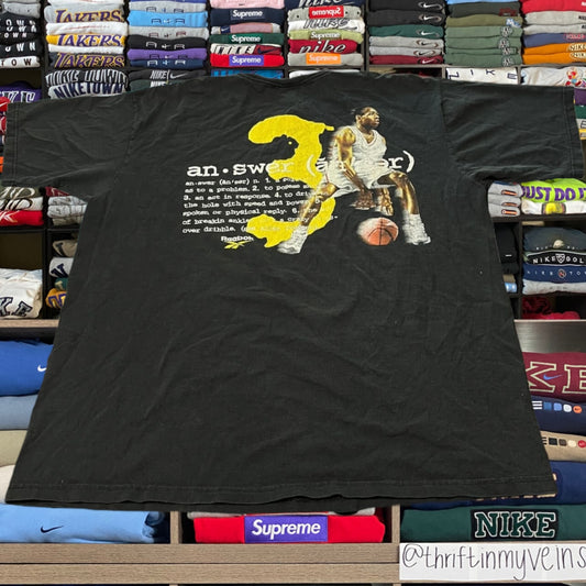 90s Allen iverson nba basketball Reebok the answer shirt