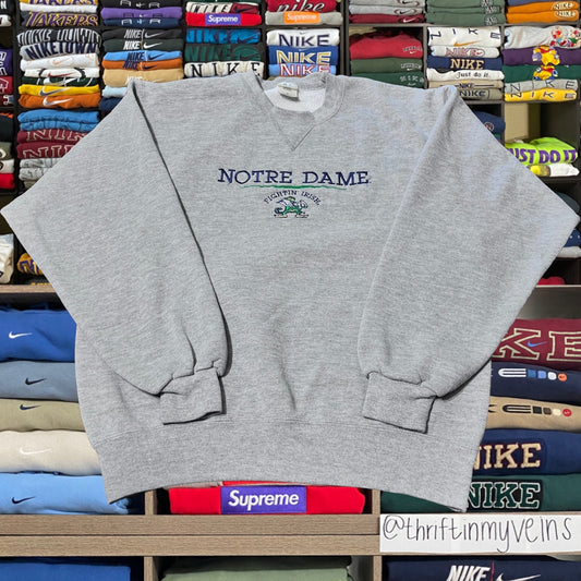 90s notre dame fighting Irish sweater