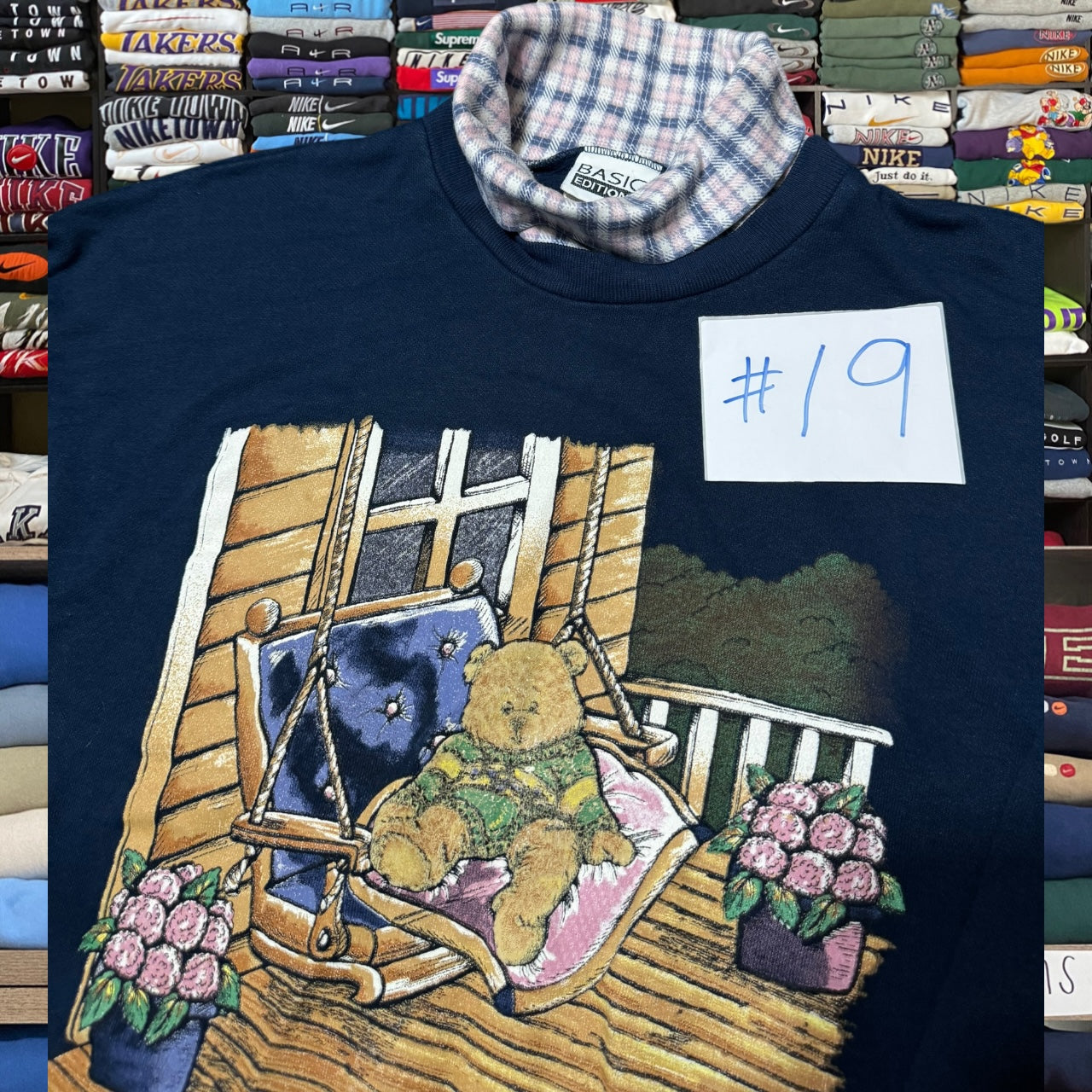90s teddy bear sweater (xlarge)