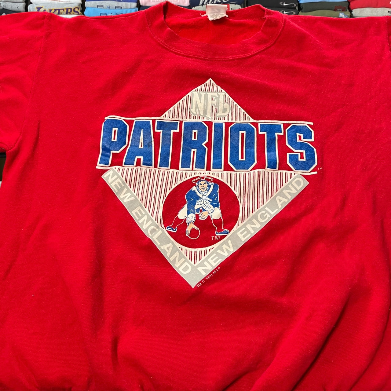90s New England patriots nfl football sweater