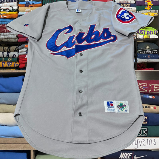90s Chicago cubs mlb baseball button up