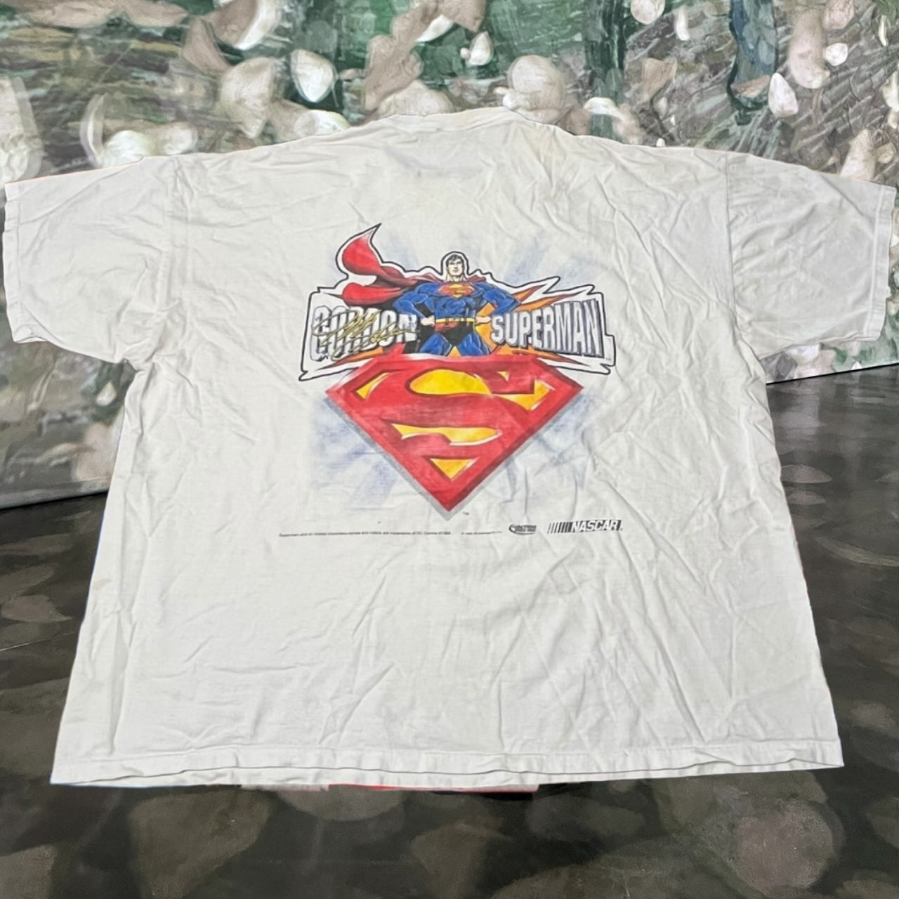 90s Superman nascar shirt