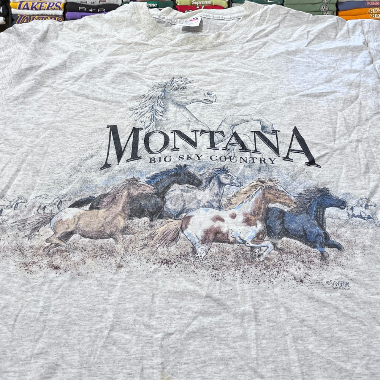90s Montana horse stampede shirt