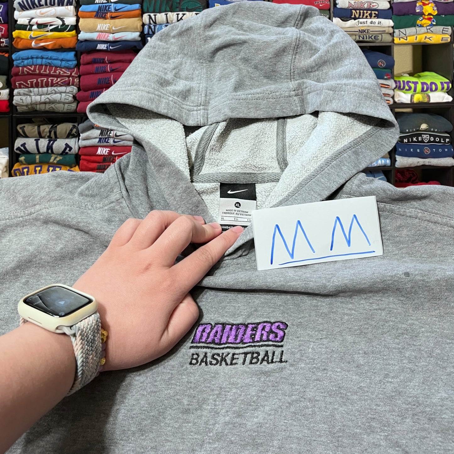 Y2K raiders x Nike hoodie