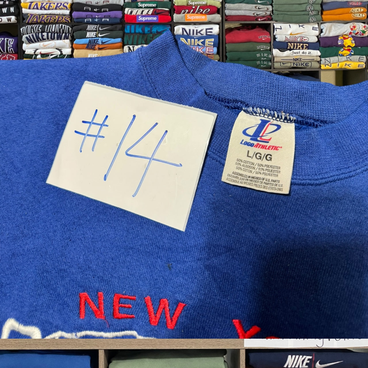 90s new york giants nfl sweatshirt (Large)