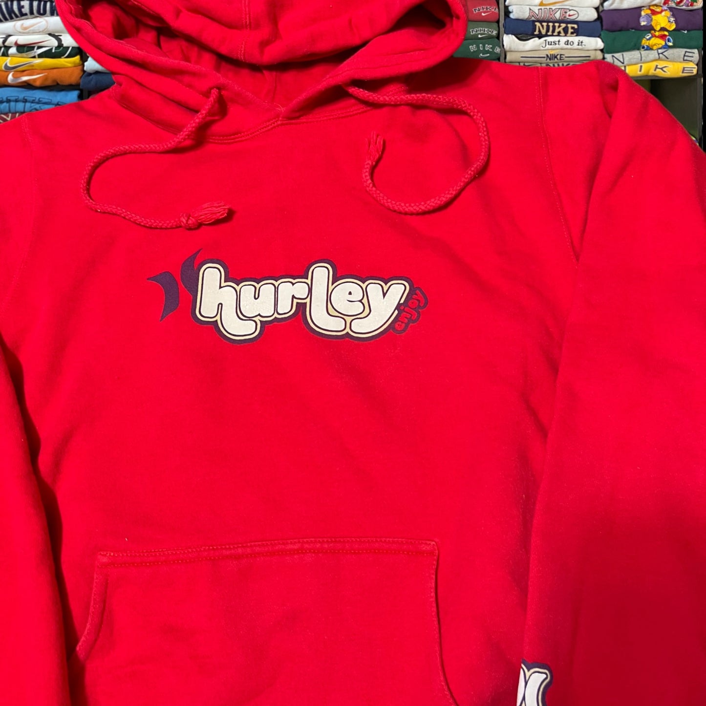 Y2K Hurley skater hoodie