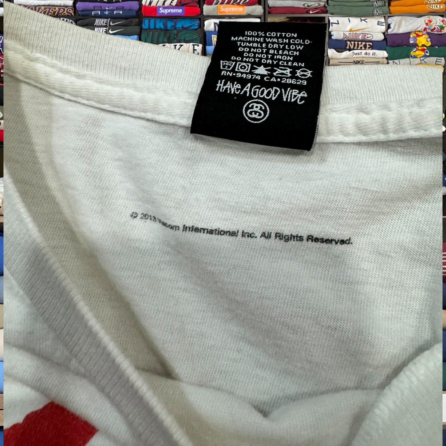 Stussy 2013 shirt MTV public enemy shirt