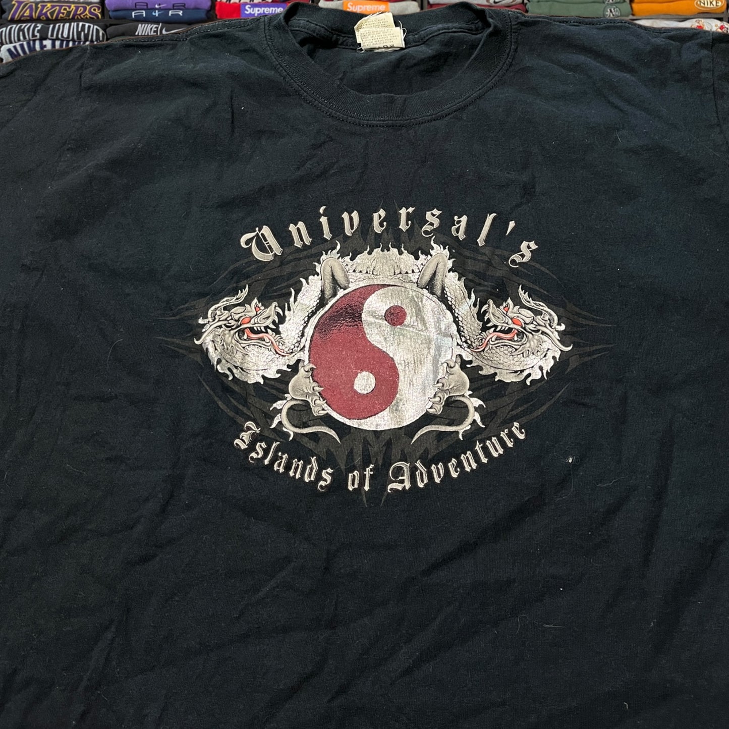 Y2K Hawaii dragon skater shirt