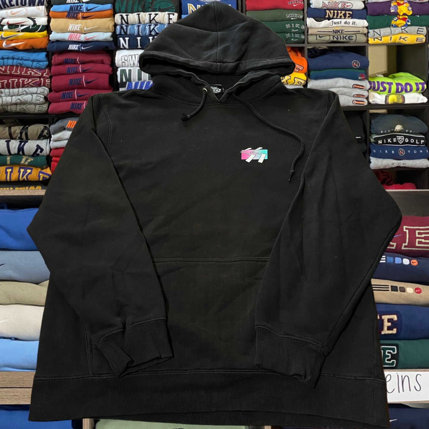 Y2K stussy black hoodie