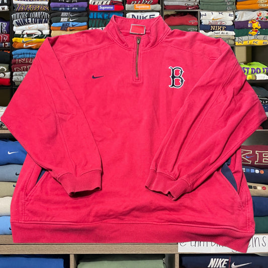 Y2K Nike x Boston Red Sox mlb baseball hoodie