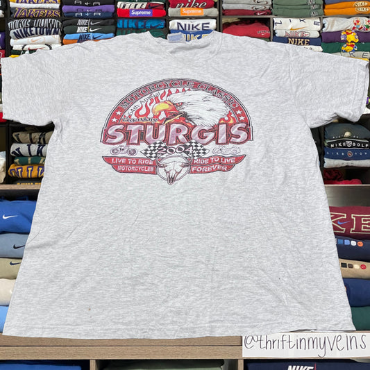 Y2k sturgis 2004 biker shirt