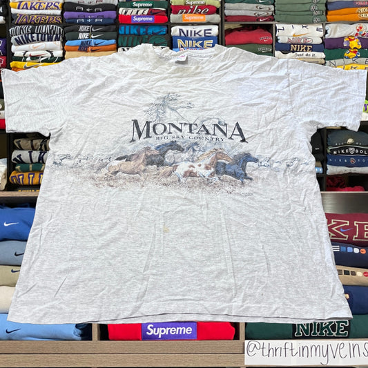90s Montana horse stampede shirt