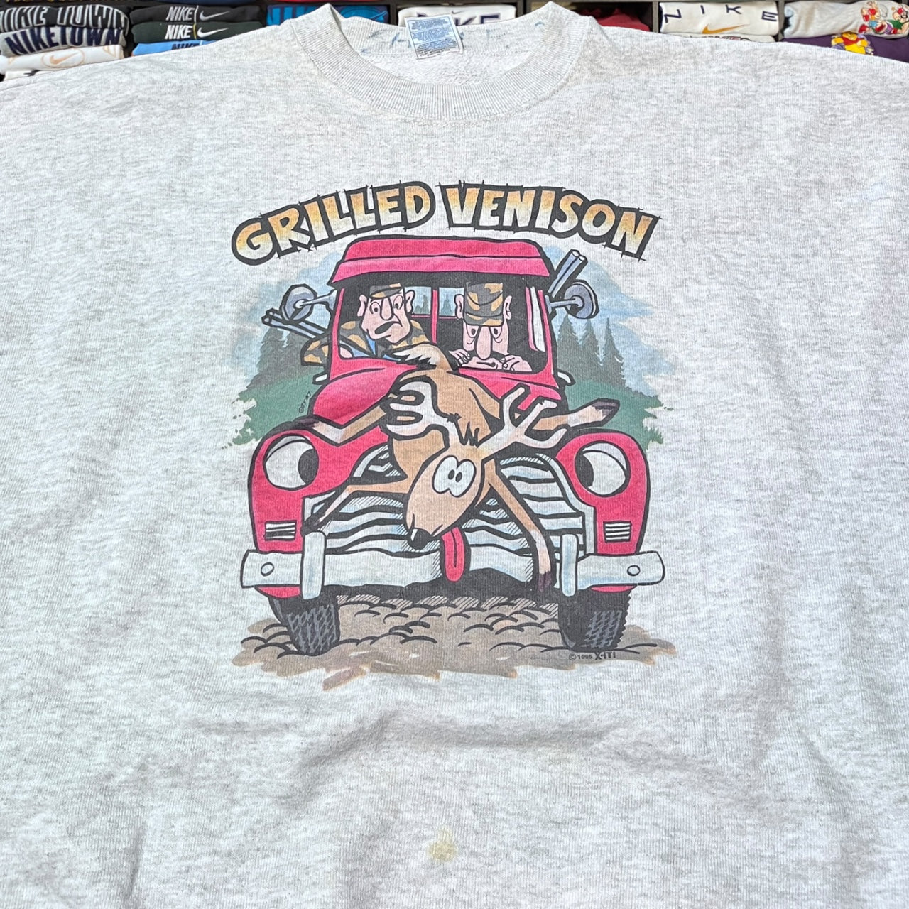 90s Griled venison hunter sweater