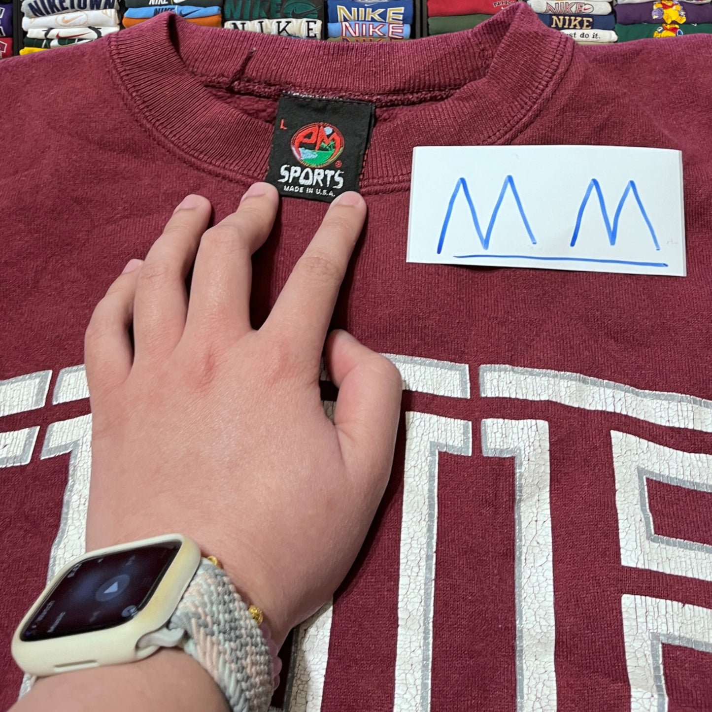 90s IUP sweater