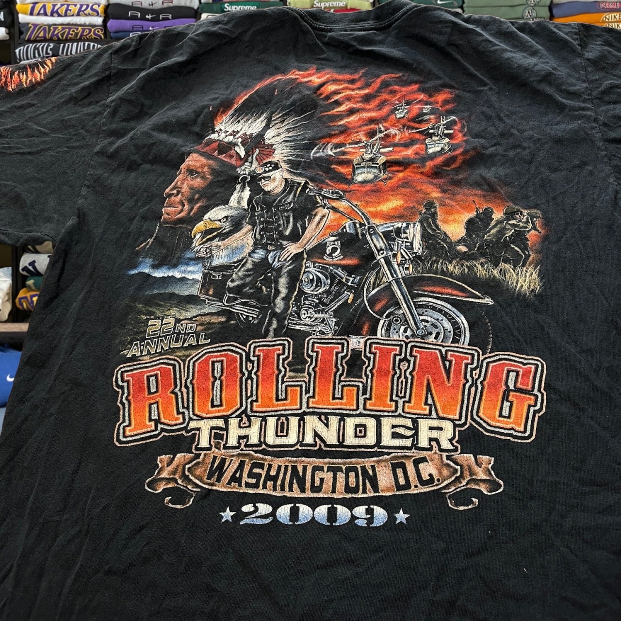 2009 rolling thunder shirt (medium)