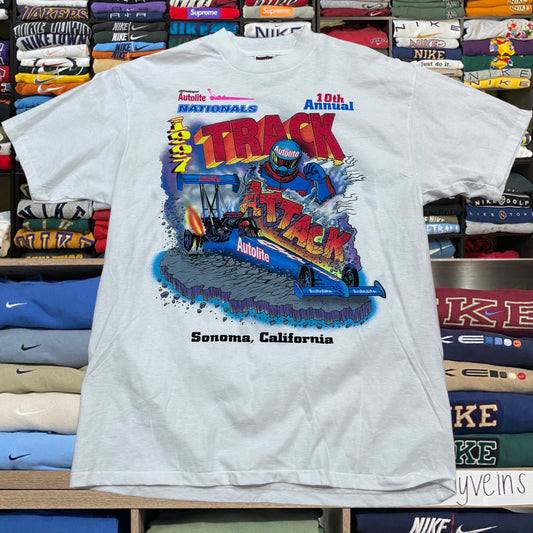 1997 nascar racing graphic shirt ( xlarge )
