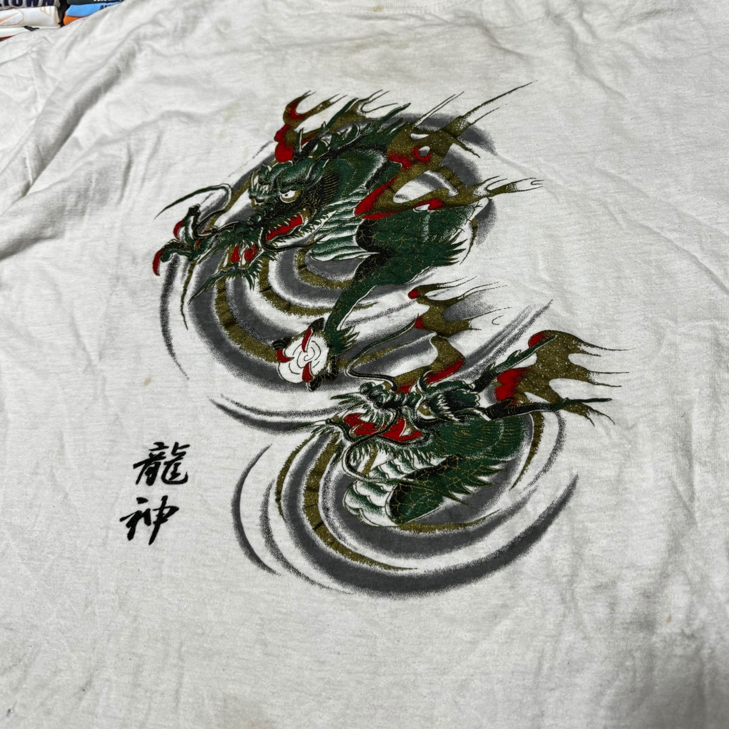 90s dragon shirt skater