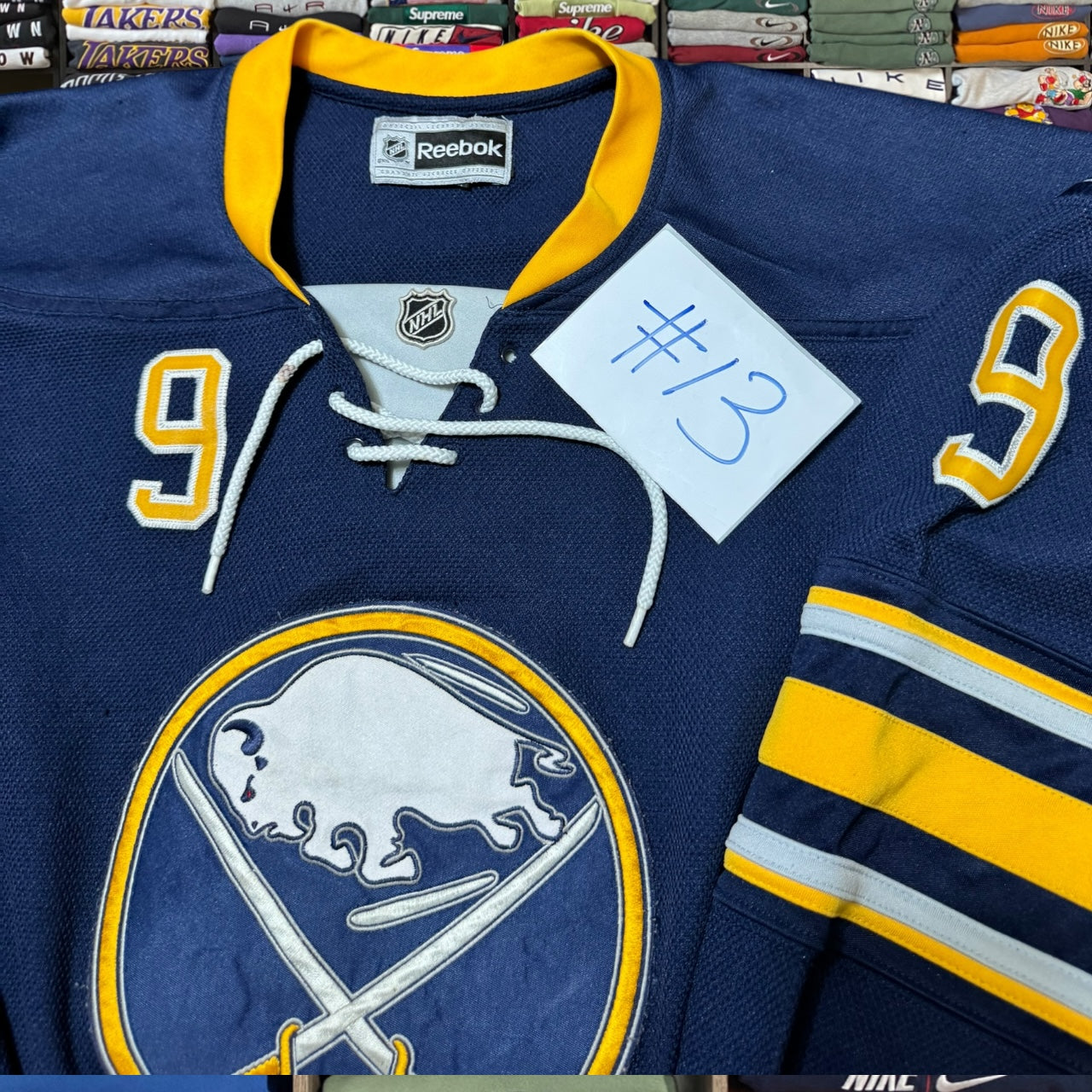 y2k buffalo sabres jersey (small)