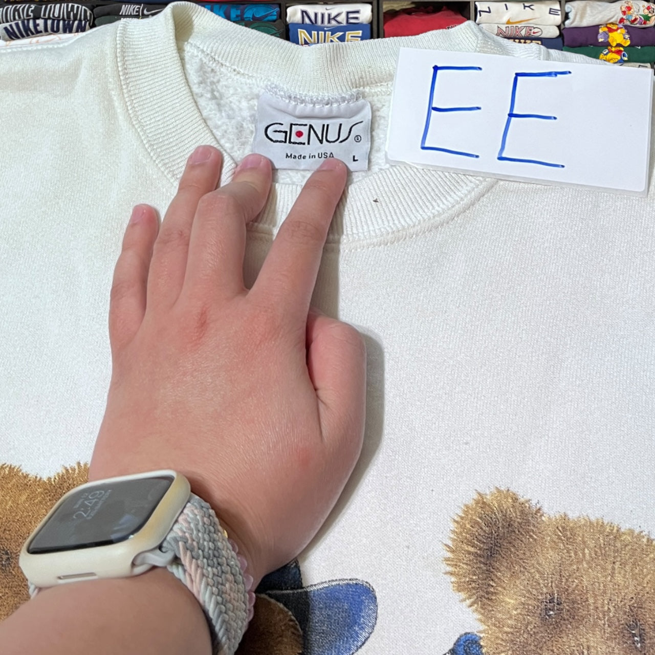 90s cute teddy bear sweater