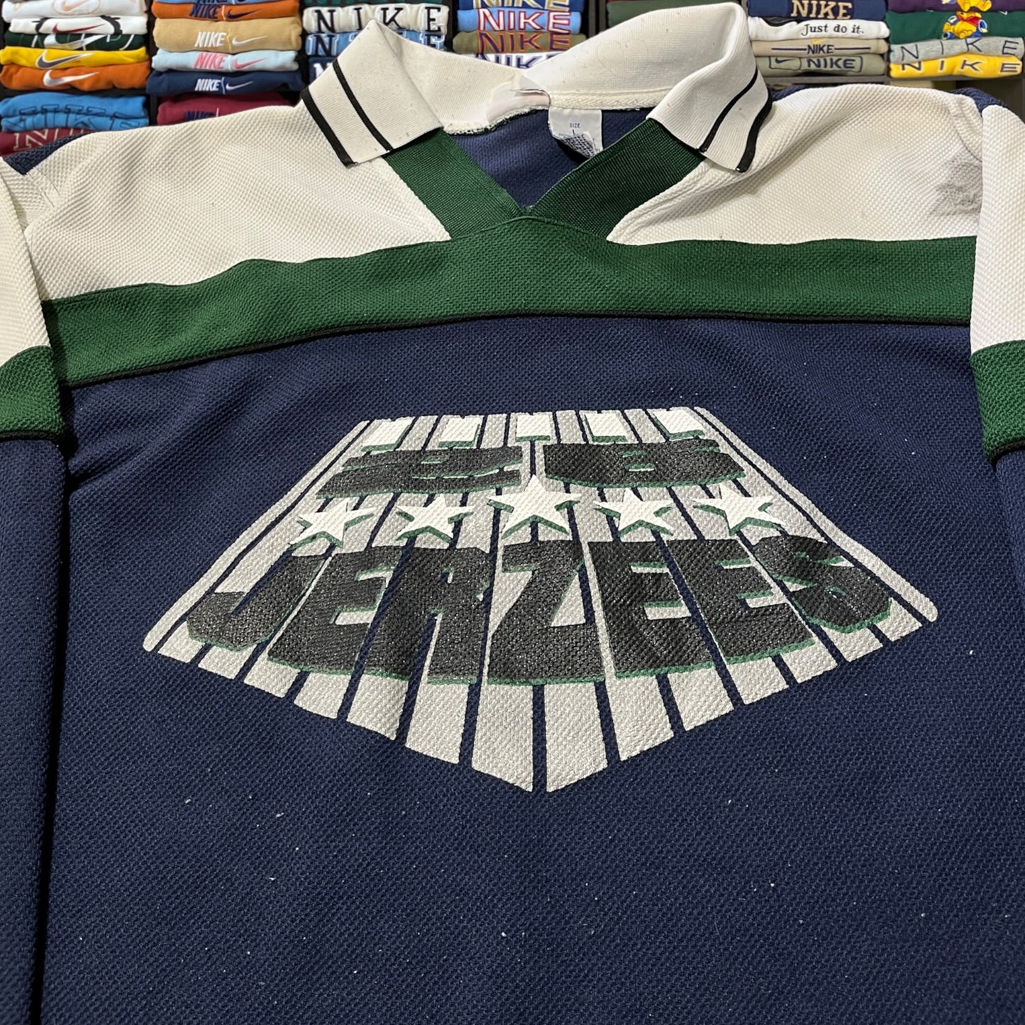 90s jerzees collar sweater